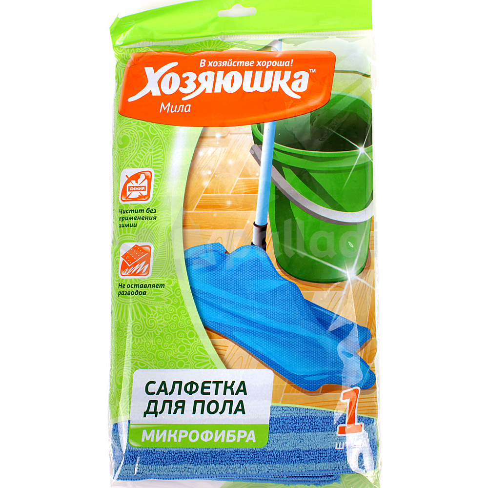 Салфетка ХОЗЯЮШКА д/пласт. окон 30*30