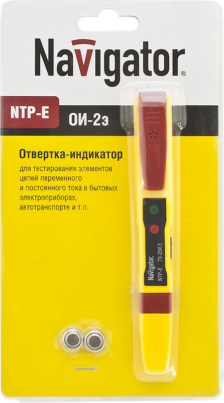 Отвертка индикаторная NAVIGATOR NTP-E ОИ-2э