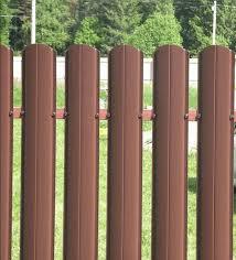 А.Штакетник мет.МП ELLIPSE-19*126/1,5м (8017) шок-0,45