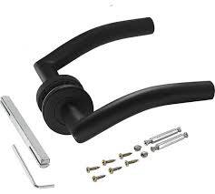 Ручки для дверей Аллюр 1803 SS BL мат черный