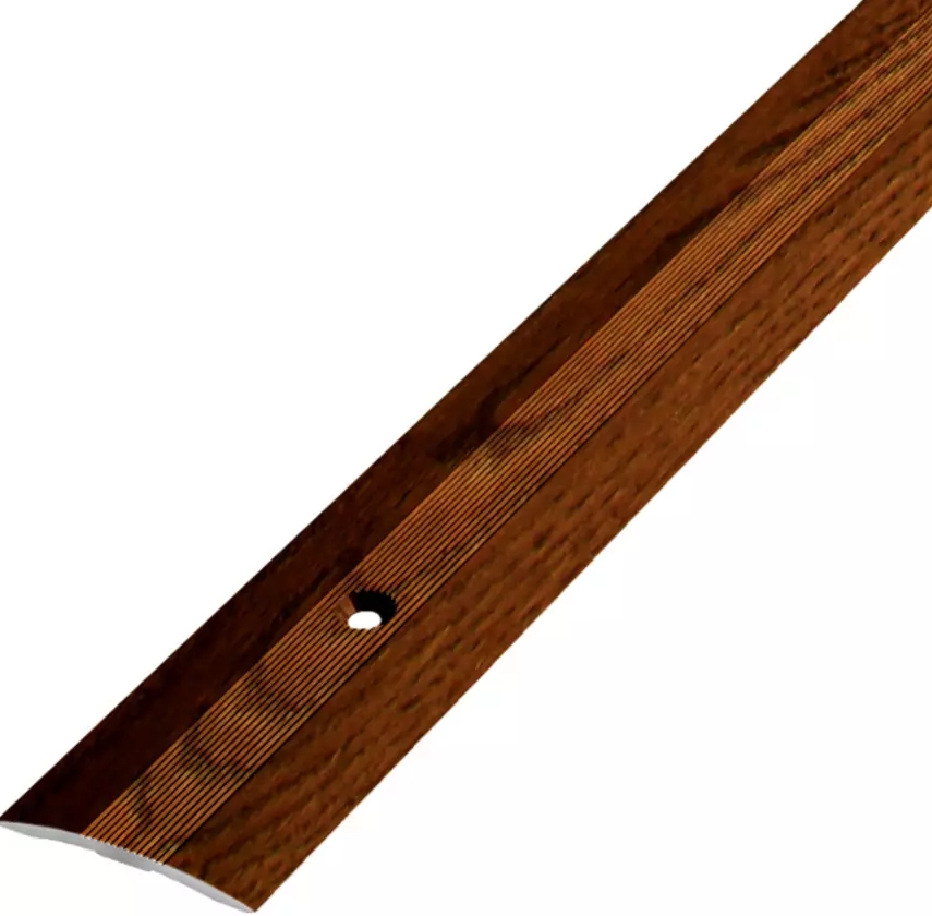 Стык РУССКИЙ ПРОФИЛЬ дуб темный 1,35 м х 38 мм х 2 мм