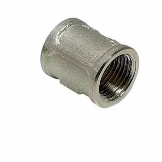 Муфта Valtec 1/2" никель (10) VTr.270.N.0004(КМ)