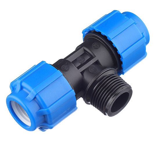 Тройник ПЭ разъем. НР 20*1/2*20