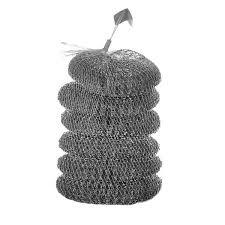 Губка д/посуды металл 6шт по 25гр