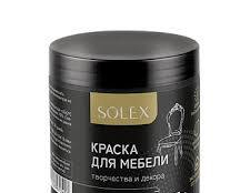 Краска для мебели и декора Небесный 0,75кг SOLEX