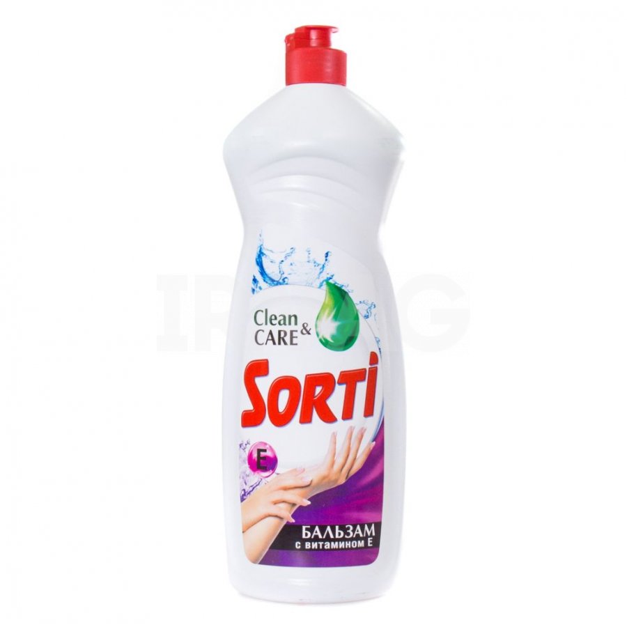 Бальзам для мытья посуды SORTI "Clean&Care" с витамином Е 900 мл
