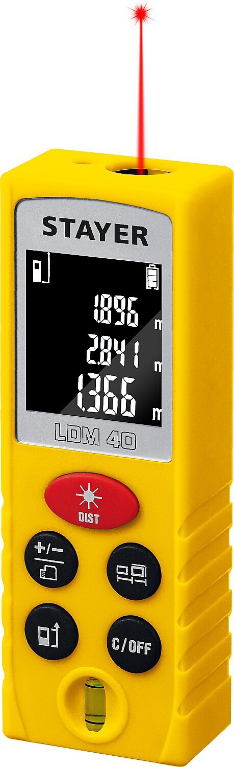 Лазерный дальномер STAYER "Professional LDM-40" дальность 40 м