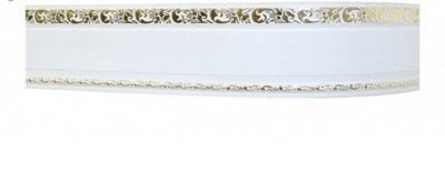 Карниз "Галант" с пов. (Жасмин) 2-х пол. 2,5м белый