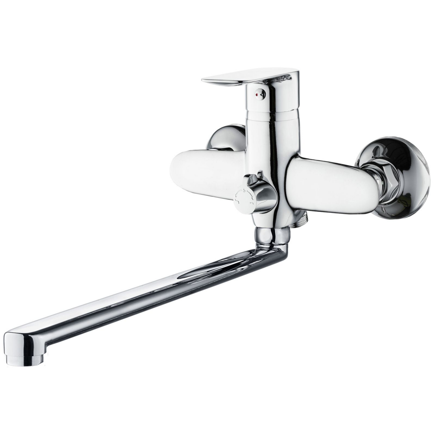 Смеситель VADOOM V822803 для ванны с длинным повор. изливом.Хром