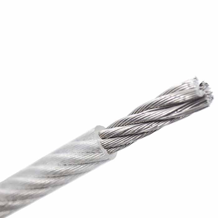 Трос в оплетке ПВХ 4/5/100м