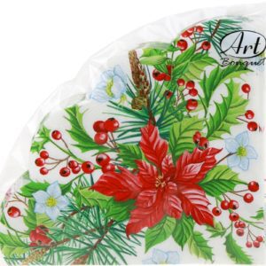Салфетки 3сл 12л Art Bouquet Rondo Новогодний венок,37085
