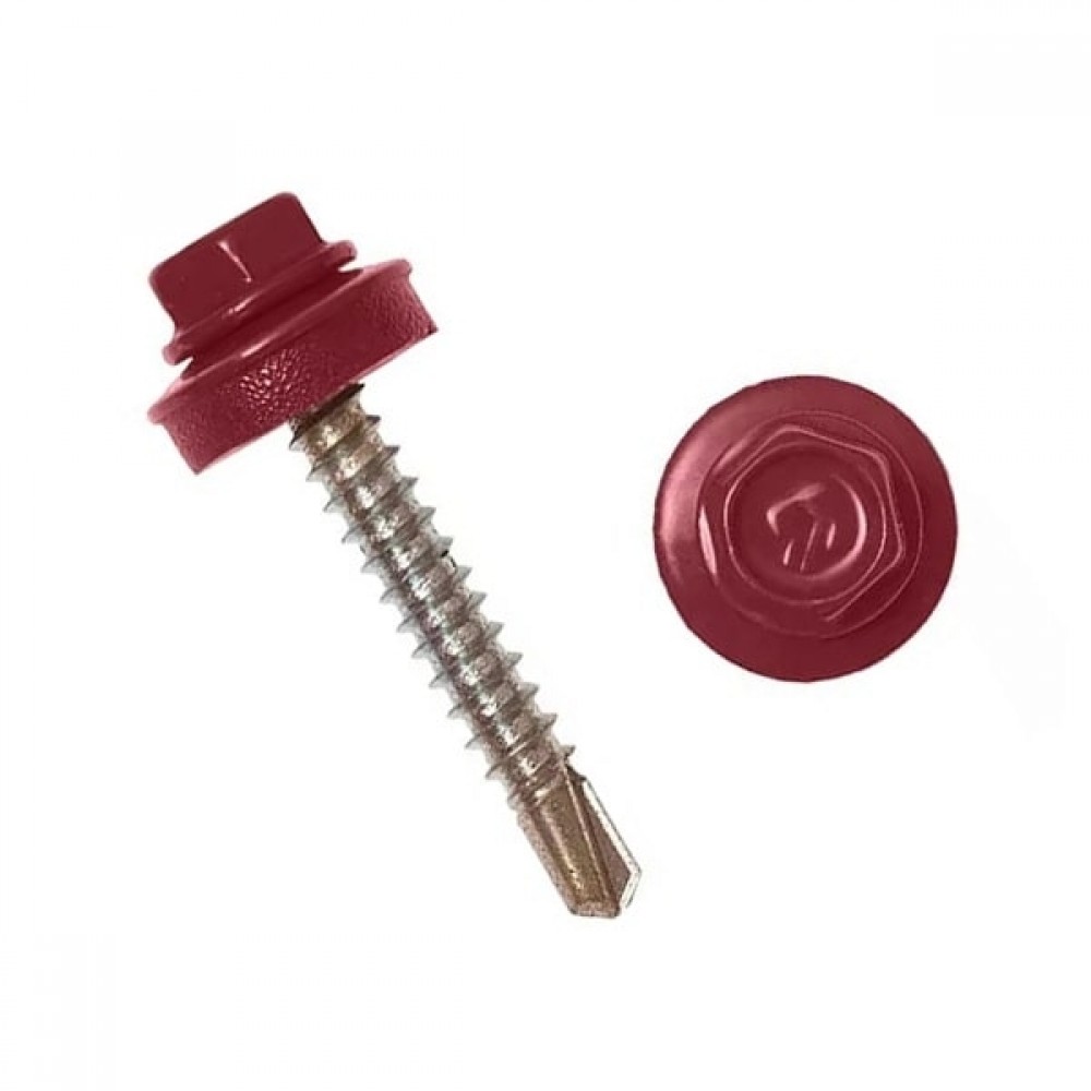 Саморезы кровел. 5,5*19 3005 (кр.вино)