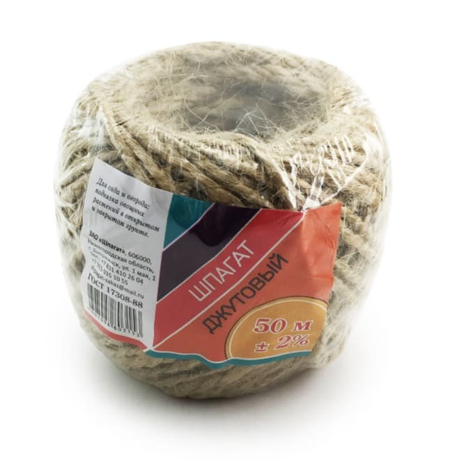 Шпагат джутовый 50м