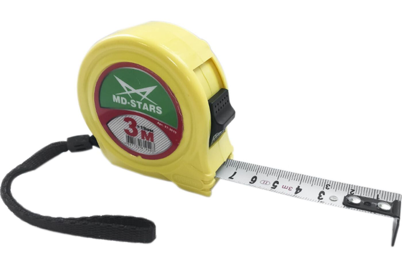 рулетка (20G) 3м х 19 мм "MD-STARS"