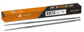 Напильник для заточки пильных цепей 4мм REZZER "Professional" упк 3шт.