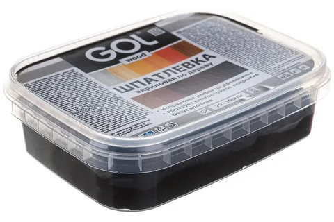 Шпатлевка  GOLwood акриловая по дереву черное дерево