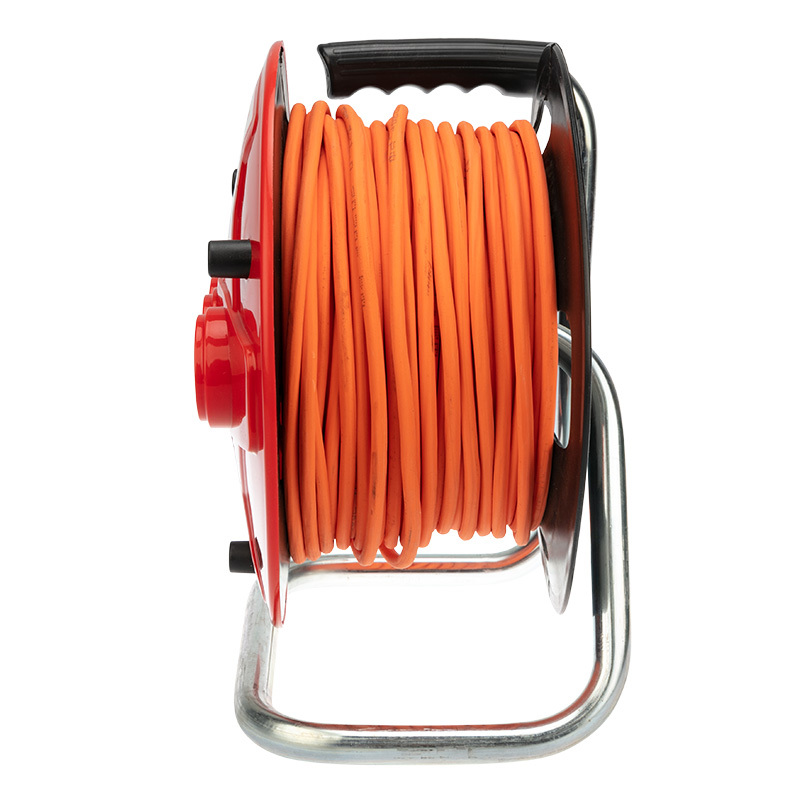 Удлинитель на пластиковой катушке с/з, ПВС, 3х1, 10А, 50м,