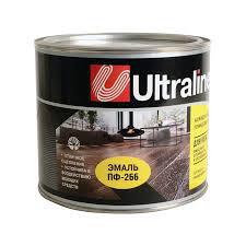 Эмаль ULTRA LINES ПФ-266 золотисто-коричневая 0.9 кг 900 г