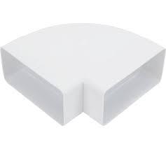 Горизонтальное колено 55х110х100мм Пластик