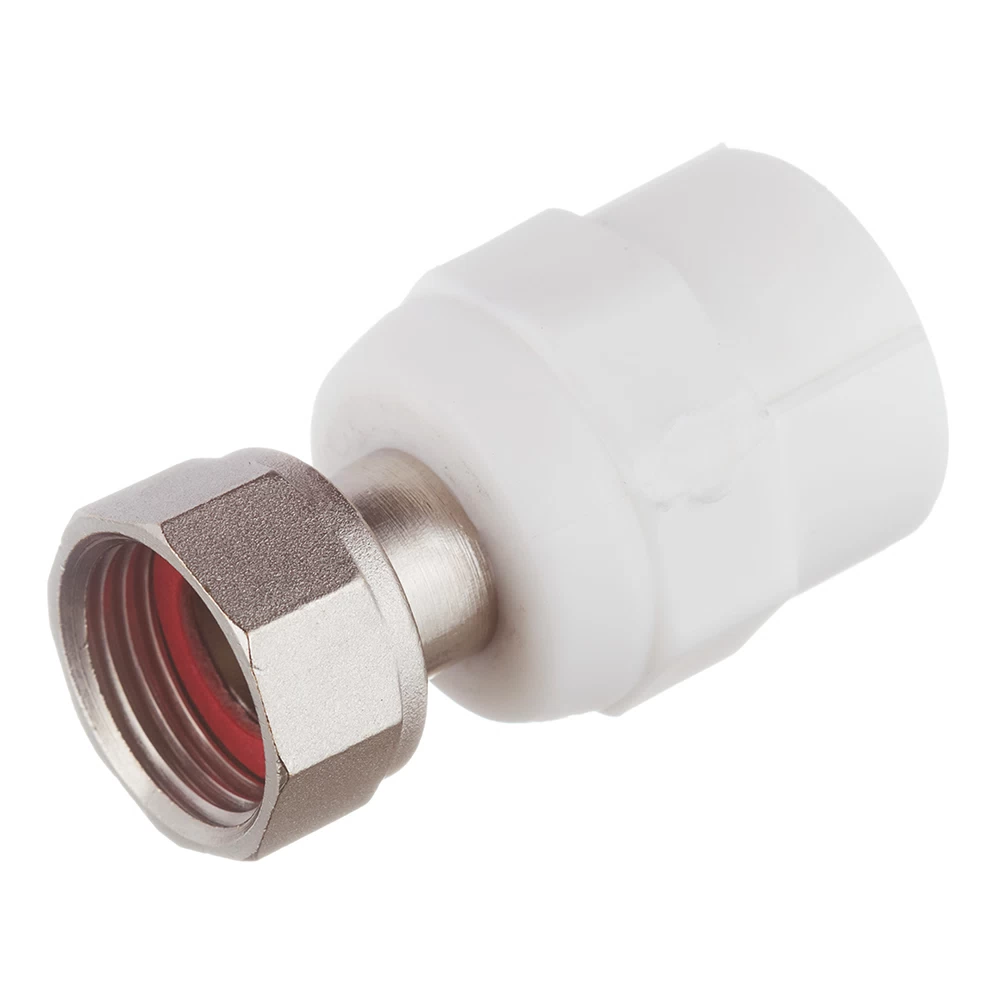 Муфта ПП Valtec 20*1/2" с накидной гайкой VТр.708.0.02004(КМ)