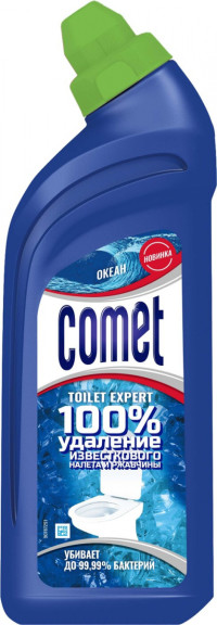 Гель чистящий COMET "Океан" для туалета 450 мл