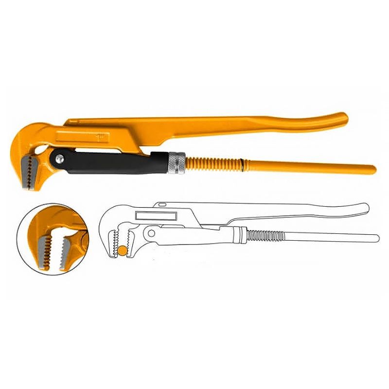 Ключ трубный рычажный 1-1/2 '' INGCO HPW04151