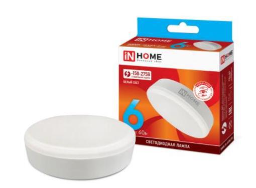 Лампа с/д 6Вт 4000К IN HОМЕ