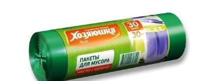 Пакеты для мусора ХОЗЯЮШКА МИЛА 30 шт. 30 л