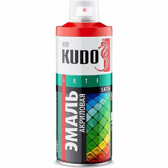 Эмаль KUDO аэроз. корич-шок. KU-0А8017 520мл