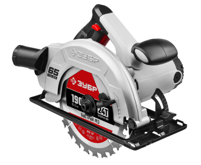Пила циркулярная ЗУБР ПД-65 190 мм 1600Вт