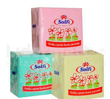 Салфетки СОЛФИ 50л в ассорт.