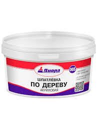 Шпатлевка ДИОЛА Д-005 по дереву белая 0,25