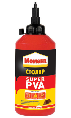 Клей МОМЕНТ "Столяр Super PVA" белый 750 мл