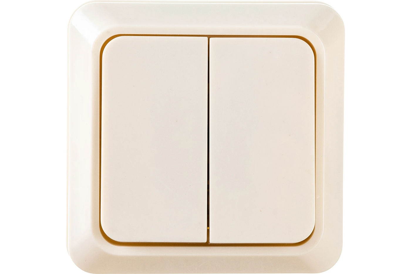 Выключатель UNIVERSAL "Олимп" (Б-О0023) 10А 250В двухклав. бежевый