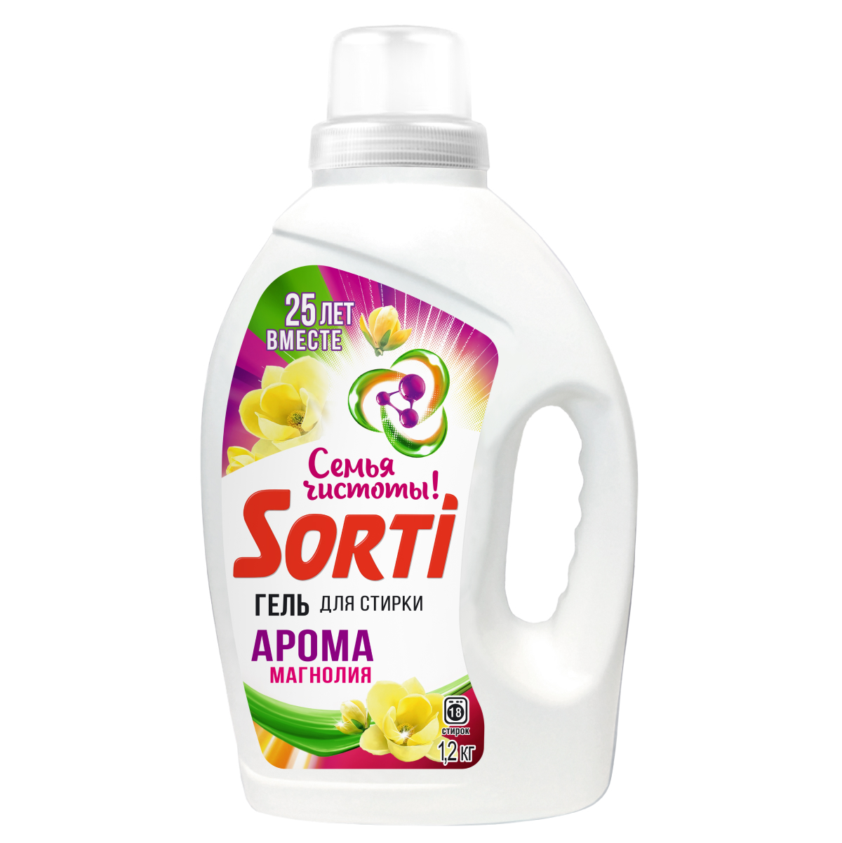 Сорти-гель д/стирки Арома Магнолия 1200гр
