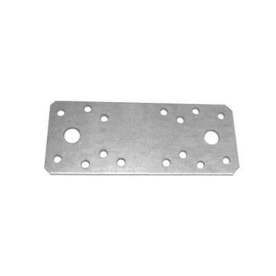 Пластина крепеж. 130*55*2мм оцинк