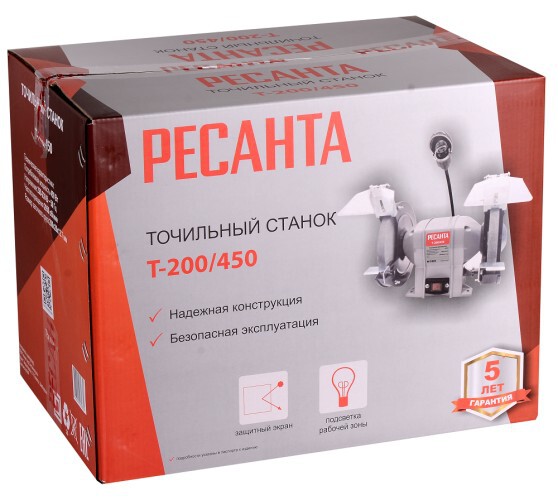 Точильный станок Ресанта Т-200/450