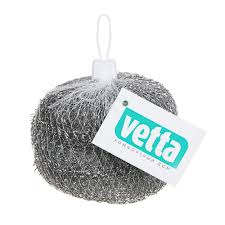 Губка для посуды металл Vetta 3шт*15г