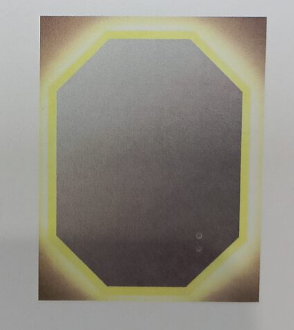 Зеркало 60*80 см восьмиуг. с подсв.KN-833А60/80