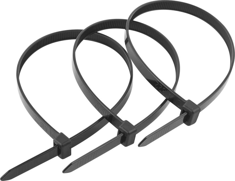 Хомут нейлон. REXANT 3,6х300мм черный