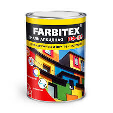 Эмаль FARBITEX ПФ-115 алкидная желтая 5 кг