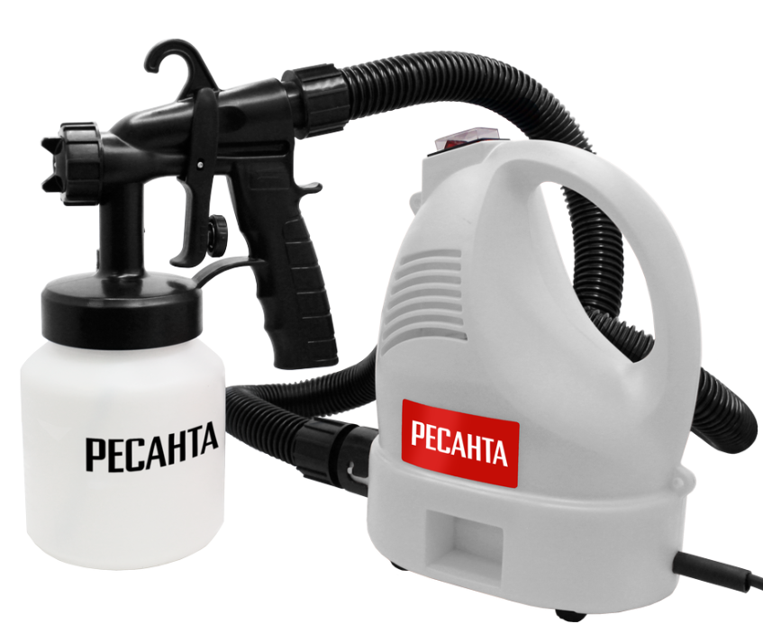 Краскопульт РЕСАНТА ЭКП-700В электрический 700 Вт 0.8 л 1 л/мин