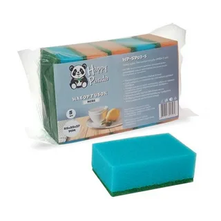 Набор губок для посуды HP-SP02-5 MIDI 5шт