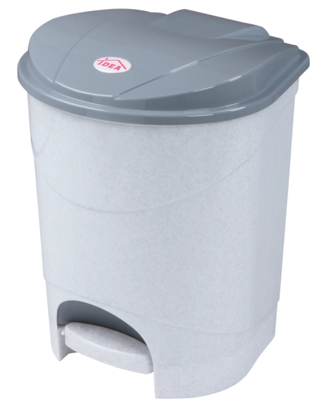 Контейнер д/мусора 10л "Smart bin" Серый