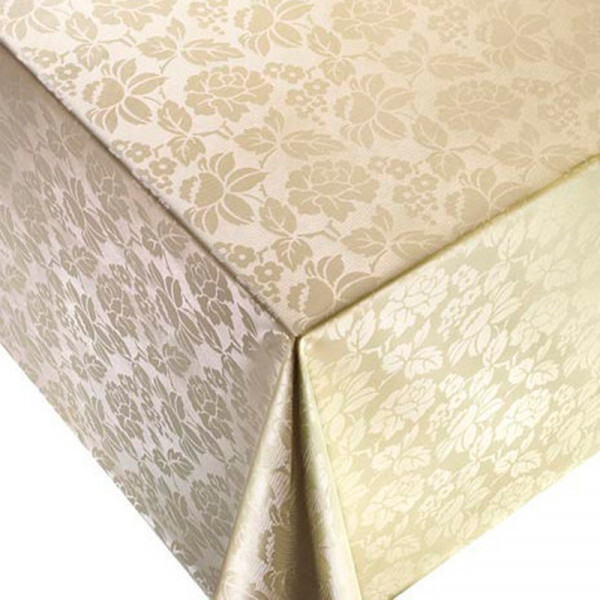 Клеенка "ЖЕМЧУЖНЫЕ ЦВЕТЫ"