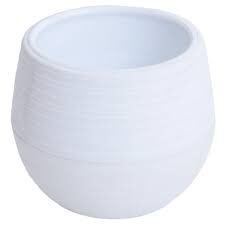 Кашпо АНГАРСК "Дуэт" белый 0.5 л