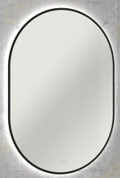 Зеркало 60*90 см овальное с подсвет. KN-830А60/90