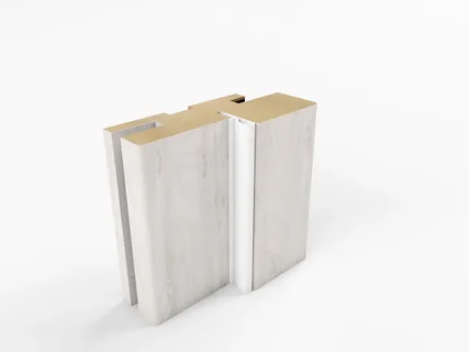 Стойка дверной коробки 80*28*2070 дуб серый ПВХ