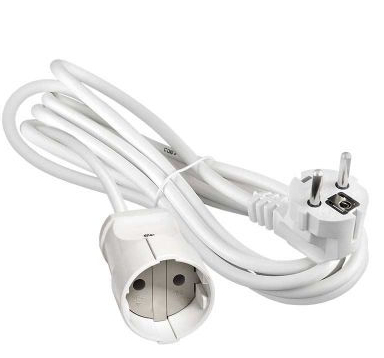 Удлинитель-шнур 1*3м б/з UNIVERSAL УШ-6 6А