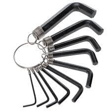 Набор ключей  Ермак шестигранников 1.5-10мм, 10шт.